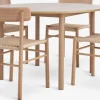 ALSTED Ø120 bord eg + 4 ISLEV stole u/armlæn eg