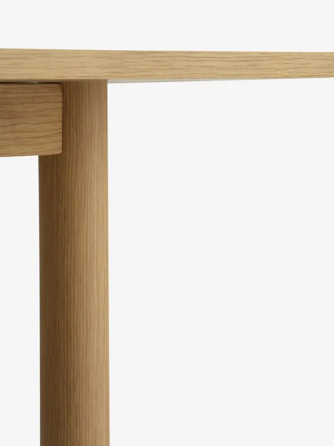 ALSTED L160 bord eg + 4 JONSTRUP stole cognac/eg