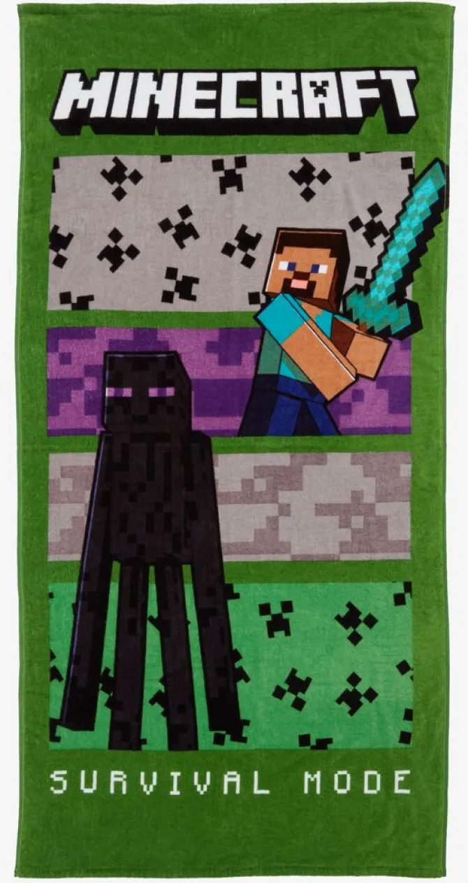 Badehåndklæde MINECRAFT 70x140