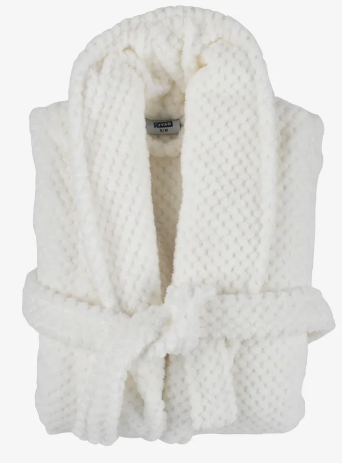 Badekåbe mikrofiber NITTA S/M hvid