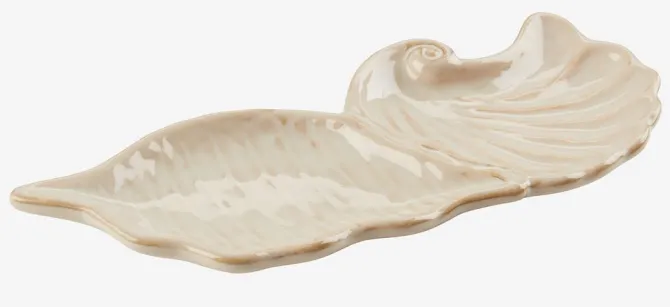 Bakke TORTUNA 10x25cm skalformet beige