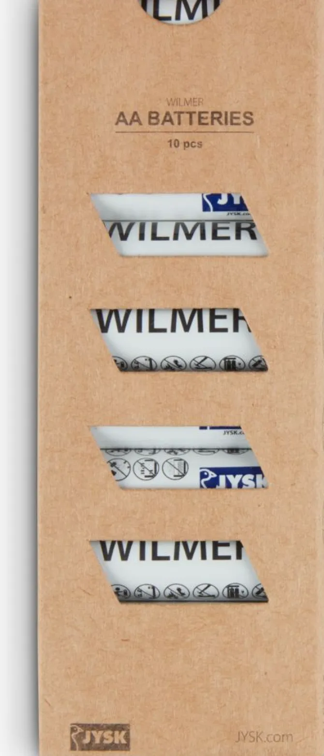 Batterier WILMER AA 10 stk/pk