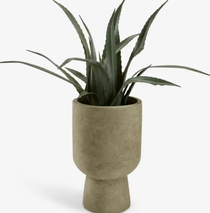 Blomsterpotte SOLVI Ø25xH40cm grøn