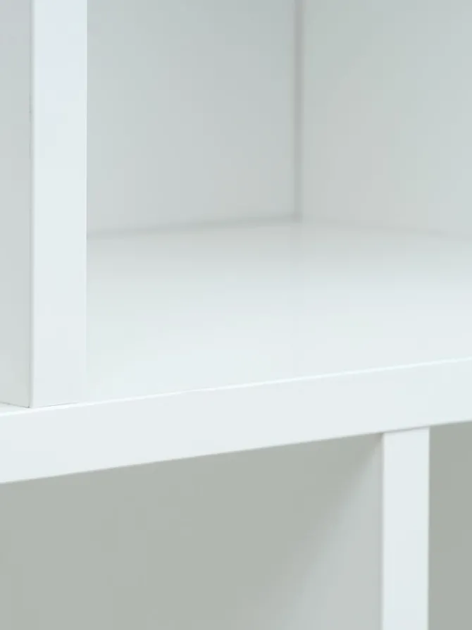 Bogreol MOSBJERG 10 hylder hvid