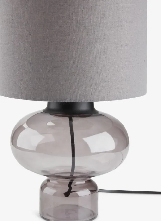 Bordlampe EDMUND Ø25xH35cm grå