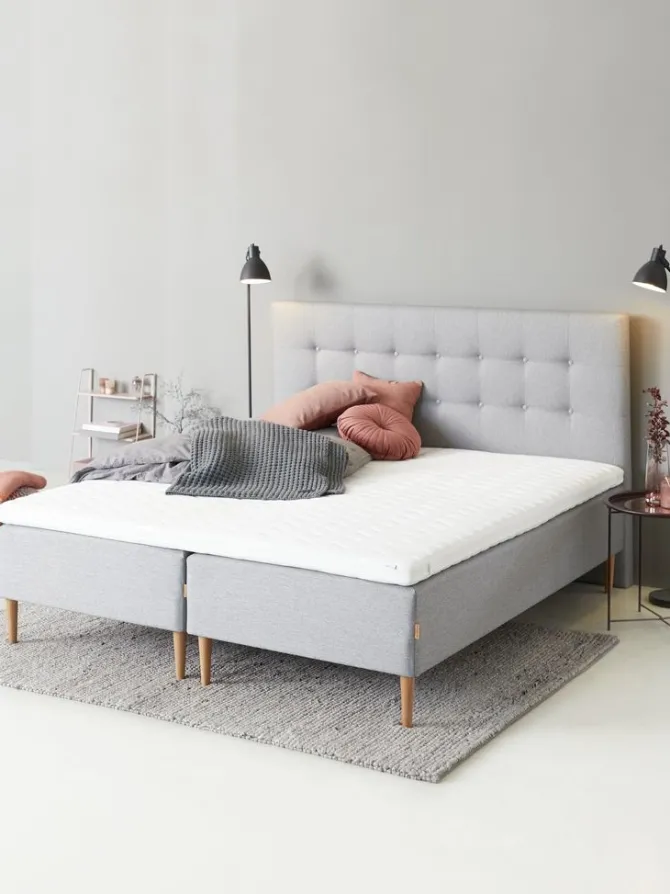 Boxmadras 90x200 GOLD B30 memory Grå-27