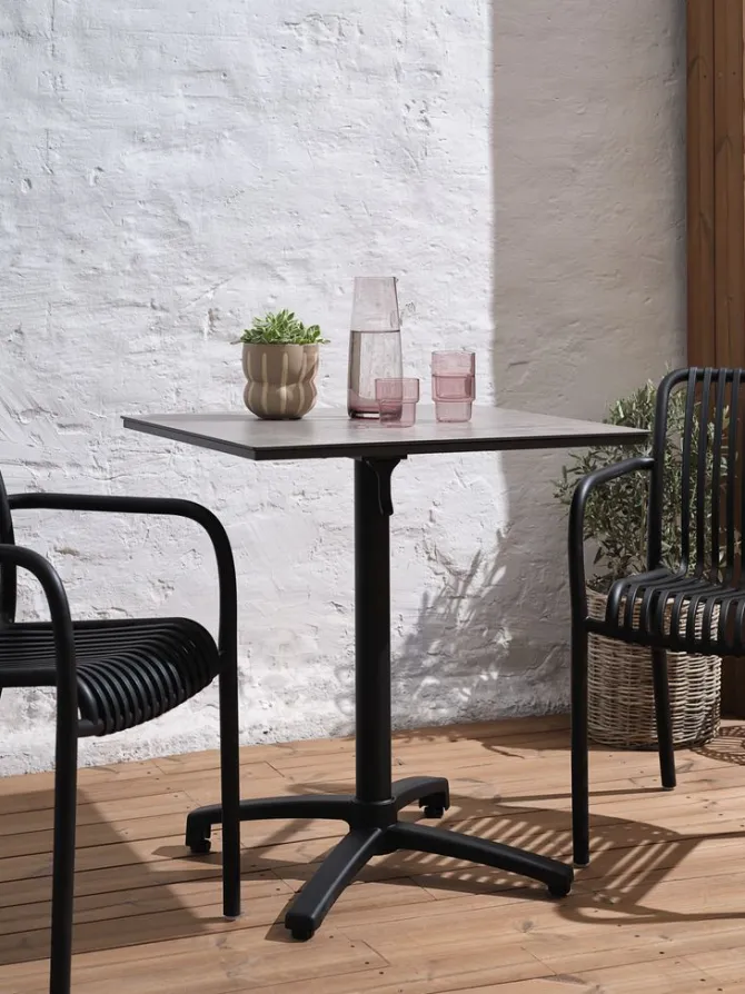 Cafébord TIPMOSE B70xL70 grå