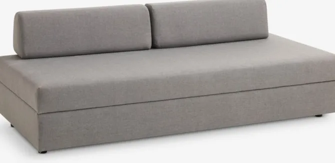 Daybed BEGYNDT 196x91 lysegråt stof