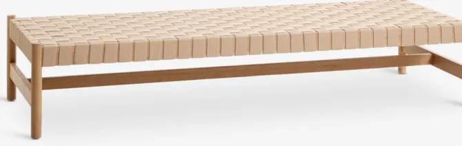 Daybed VADEHAVET 189x67 naturfarvet stof/eg