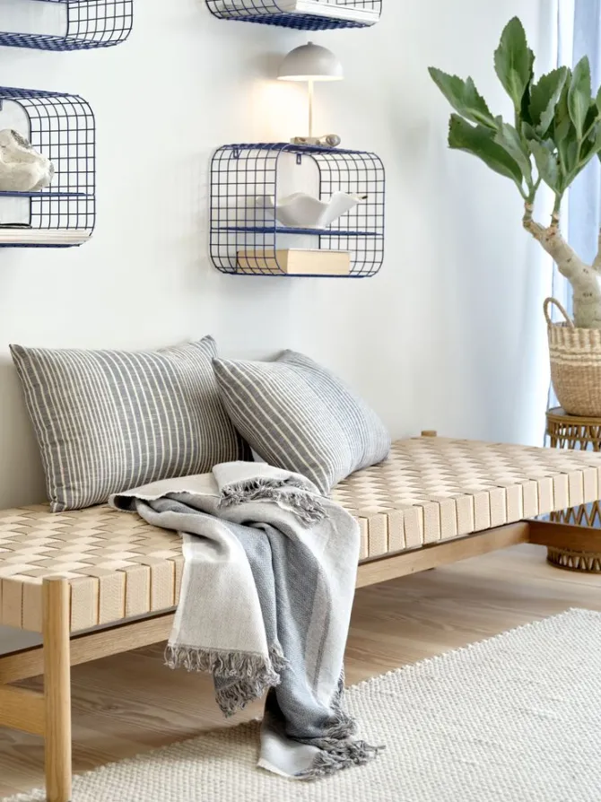 Daybed VADEHAVET 189x67 naturfarvet stof/eg