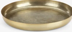 Dekorationsbakke ERLING Ø34xH4cm messing