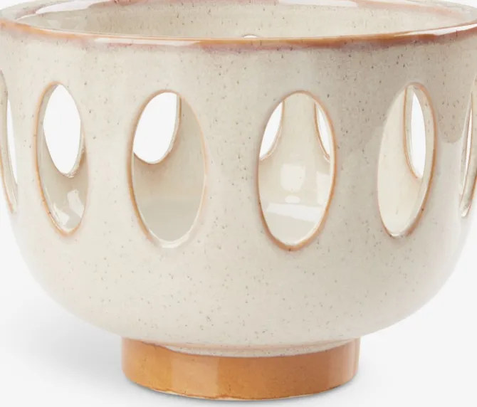Dekorationsskål ESKIL Ø20xH16cm beige