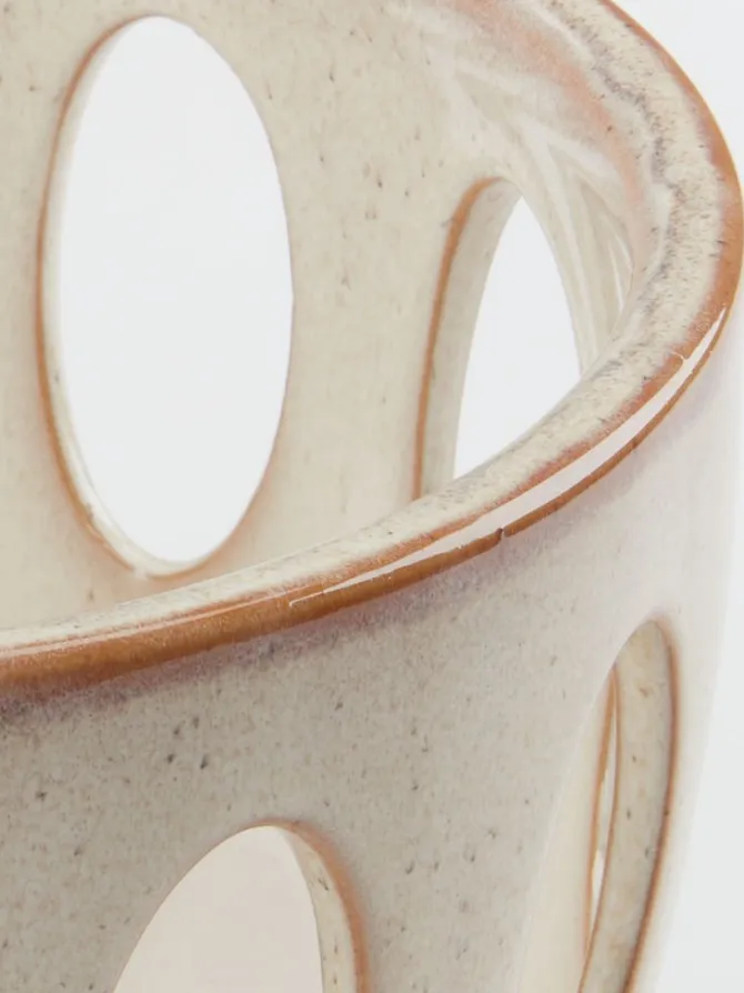 Dekorationsskål ESKIL Ø20xH16cm beige
