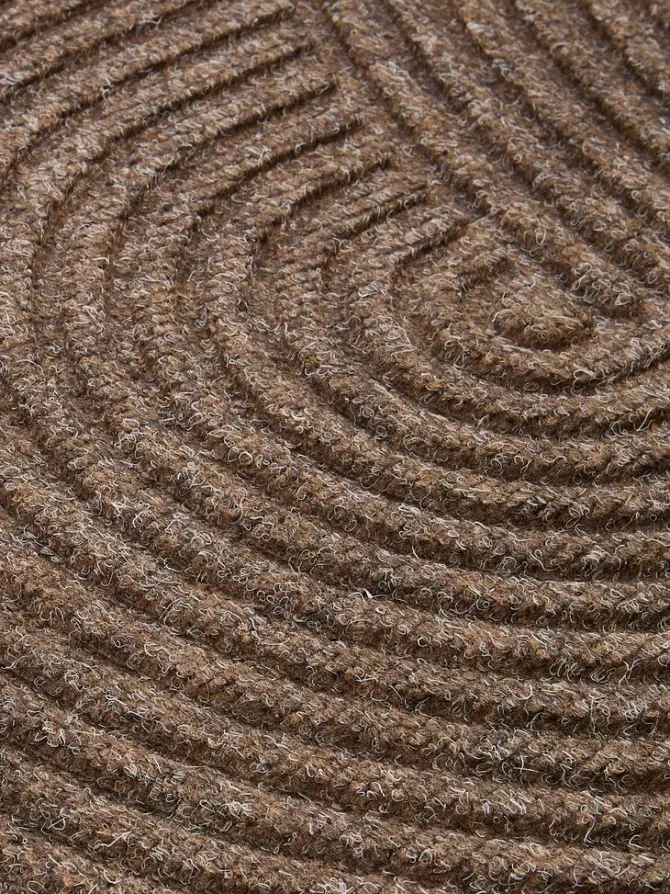 Dørmåtte JORDSKOLM 50x80x0,7 brun/beige