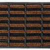 Dørmåtte NAVR 40x60x3 kokos natur/sort