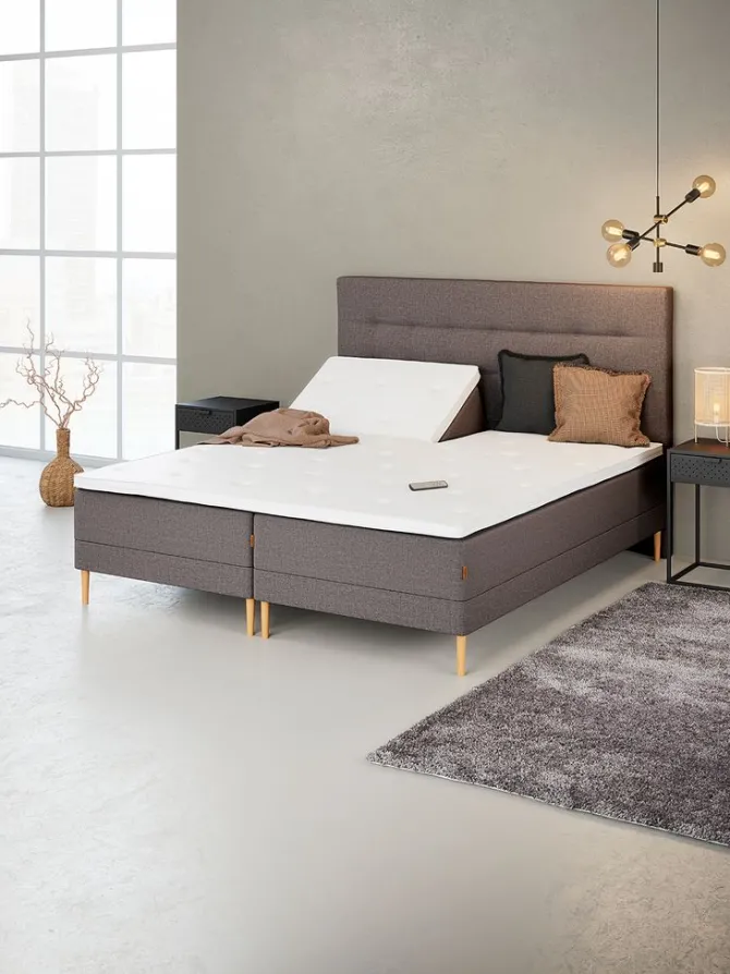 Elevationsseng 180x200 GOLD E50 Comfort+ Grå-21