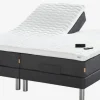 Elevationsseng 180x200 GOLD E40 memory Grå-40