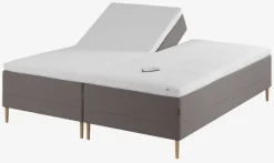Elevationsseng 180x200 GOLD E50 memory Grå-21