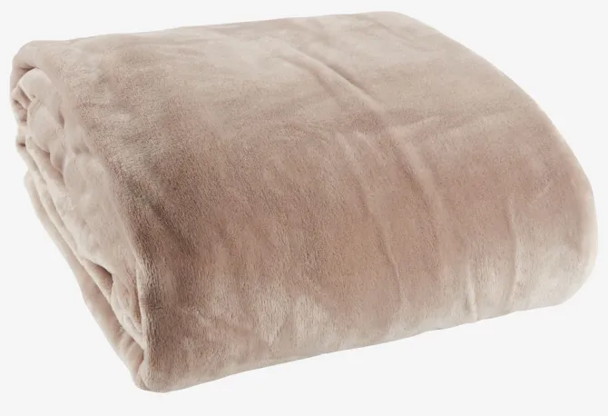 Fleeceplaid GULSKOLM 220x240 taupe