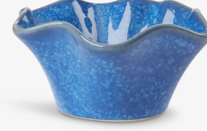 Fyrfadsstage DARIAN Ø12xH6cm blå