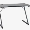 Gamer-bord HALSTED 60x120 m/kop- og hovedtelefonholder sort