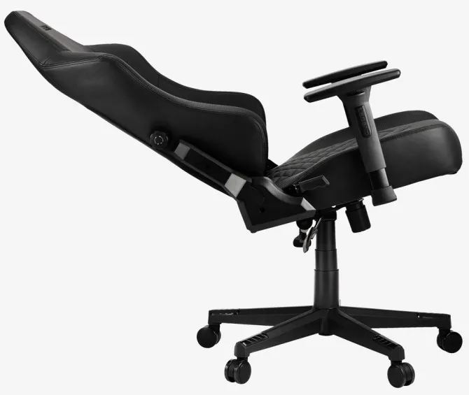 Gamer-stol ABILDAA sort kunstlæder