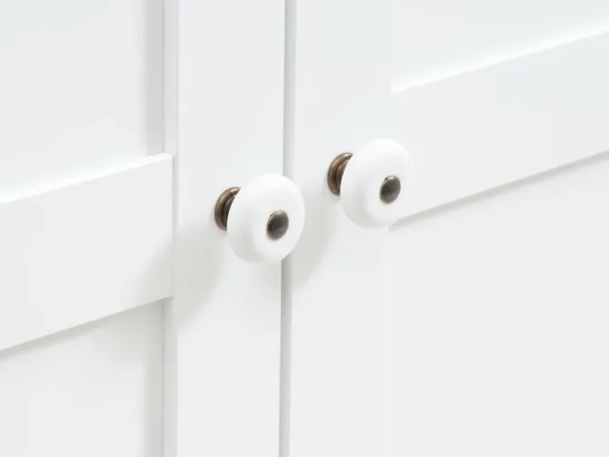 Garderobeskab FREDENSBORG 140x200 hvid