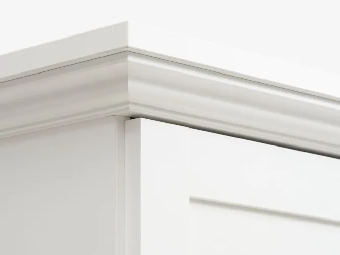 Garderobeskab FREDENSBORG 140x200 hvid