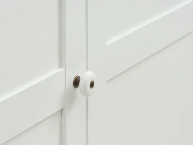 Garderobeskab FREDENSBORG 183x200 hvid