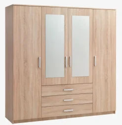 Garderobeskab VELLERUP 200x200 kombi eg