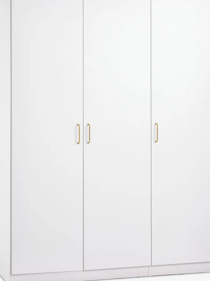 Garderobeskab VIBY 150x200 3 låger hvid