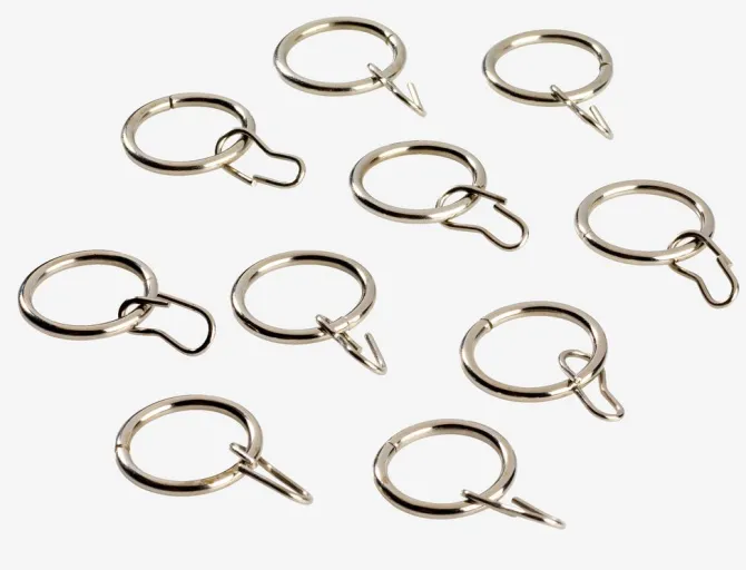 Gardinring Ø19mm 10 stk/pk stål