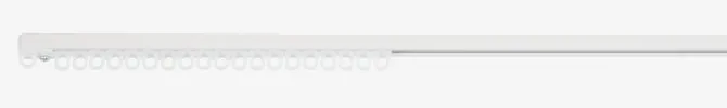 Gardinskinne FIXI 125cm hvid