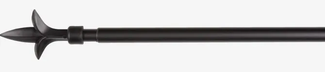 Gardinstang LILJA 19mm 90-160cm sort