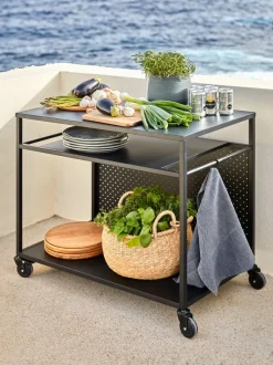 Grillbord INDSLEV B50xL90 sort