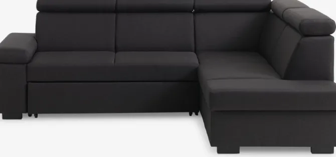 Hjørnesovesofa SAHL mørkegrå