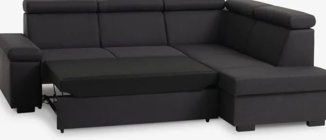 Hjørnesovesofa SAHL mørkegrå