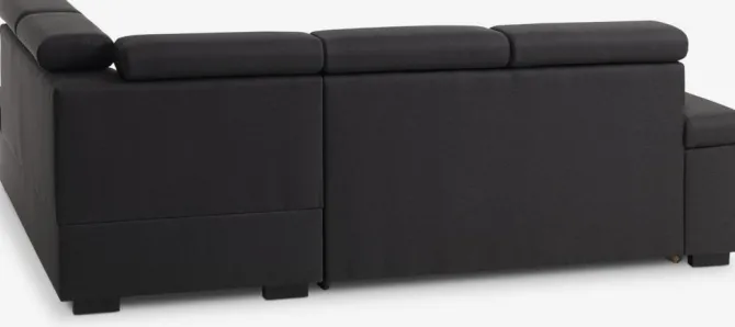 Hjørnesovesofa SAHL mørkegrå