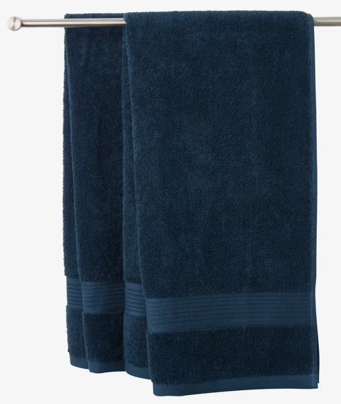 Håndklæde KARLSTAD 50x100 navy KRONBORG