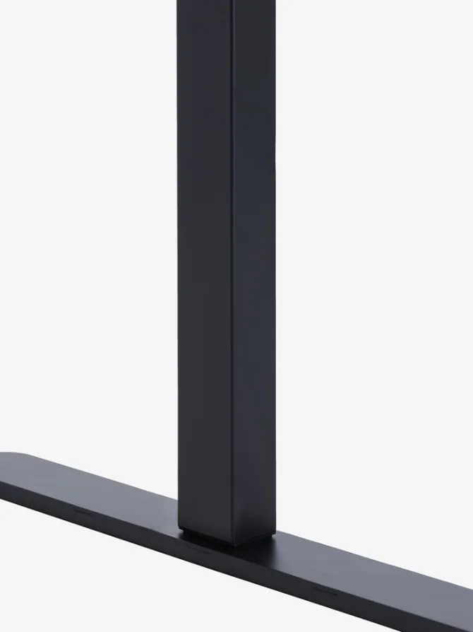Hæve sænkebord SVANEKE 70x140 egefarve/sort