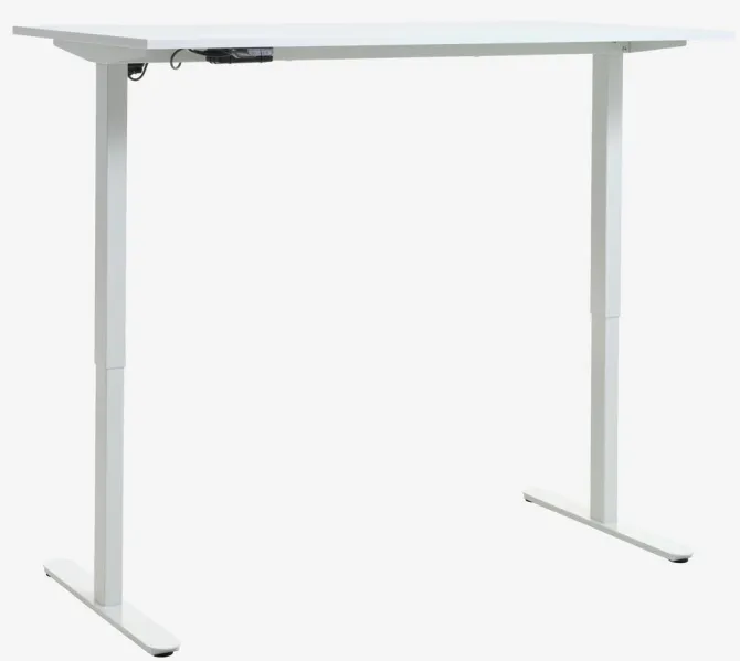Hæve sænkebord SVANEKE 80x160 hvid