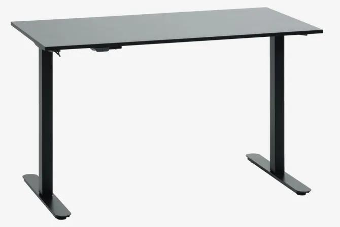 Hæve sænkebord SVANEKE 60x120 sort