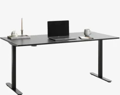 Hæve sænkebord SVANEKE 70x140 sort