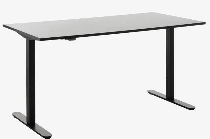Hæve sænkebord SVANEKE 80x160 sort