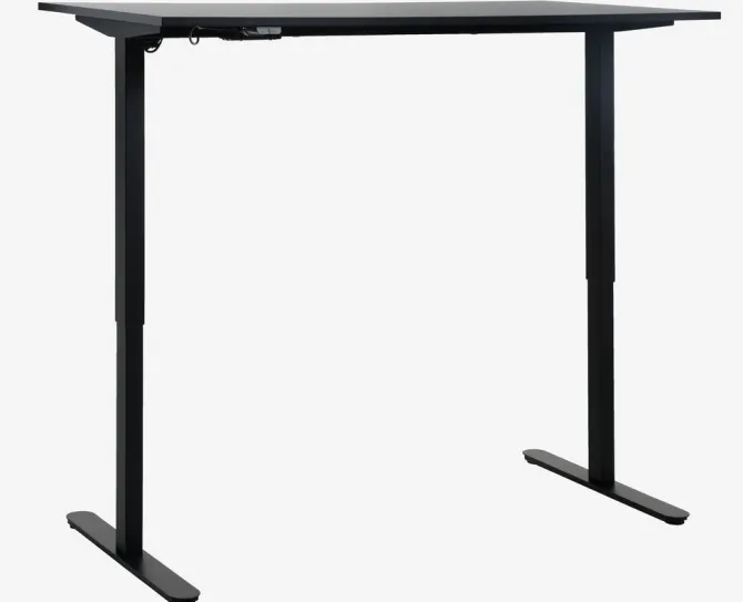 Hæve sænkebord SVANEKE 80x160 sort