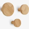 Knager VANDSTED 3 stk/pk bambus