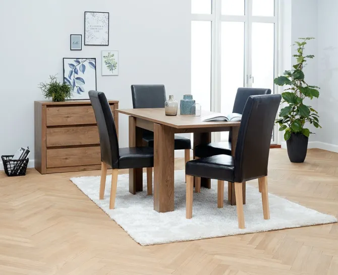 Kommode VEDDE 3 skuffer vild eg