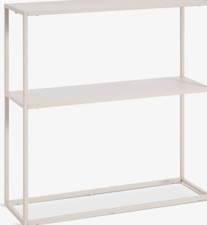 Konsolbord VIRUM 26x80 m/hylde beige