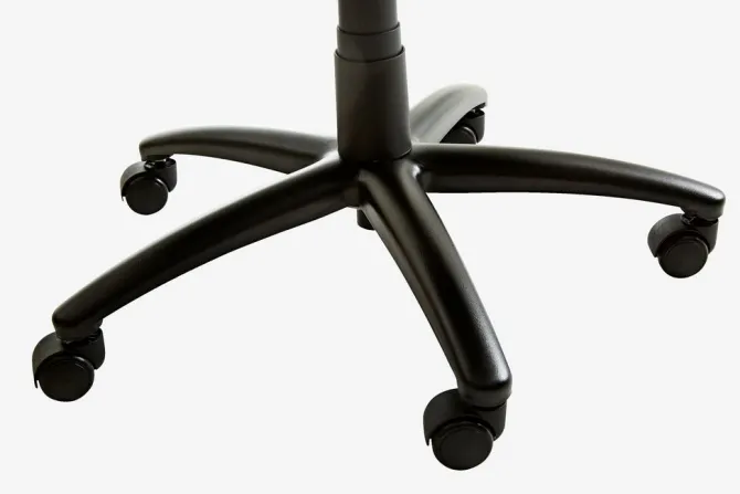 Kontorstol TAMDRUP memory foam sort kunstlæder
