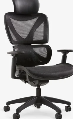 Kontorstol VARPELEV sort mesh/sort